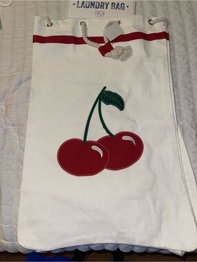 RGI Home Laundry Bag with Red Cherry Design